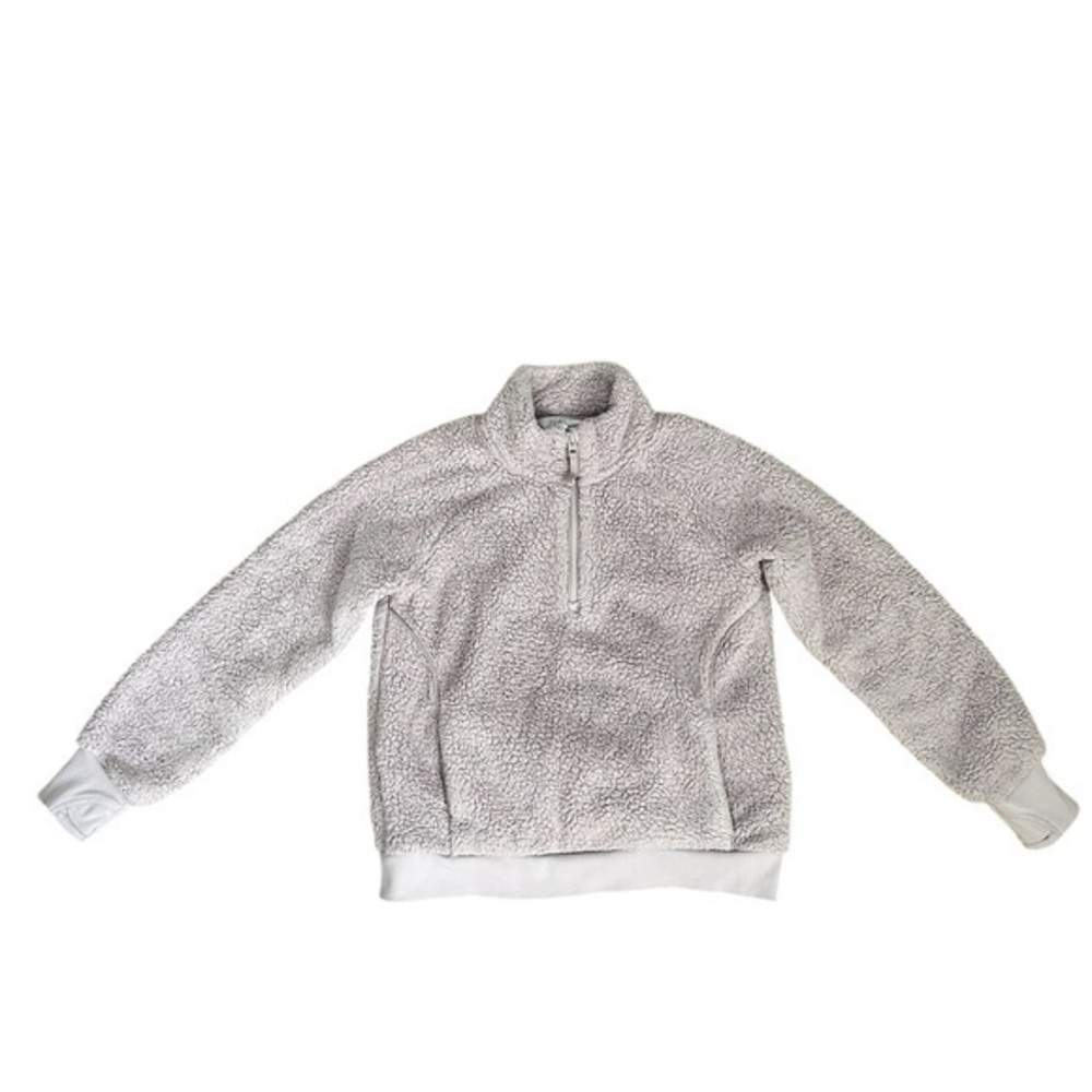 Athleta Girl Soft Lavender Sherpa Pullover